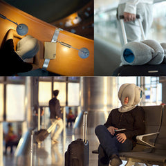 Portable creative travel pillow