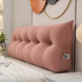 Triangle Head Cushion Double Back Soft Bag Pillow Can Be Disassembled And Washed In Bed