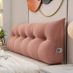 Triangle Head Cushion Double Back Soft Bag Pillow Can Be Disassembled And Washed In Bed